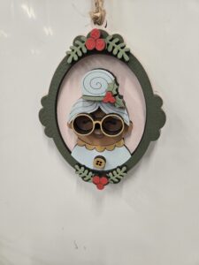 Mrs. Klaus Framed